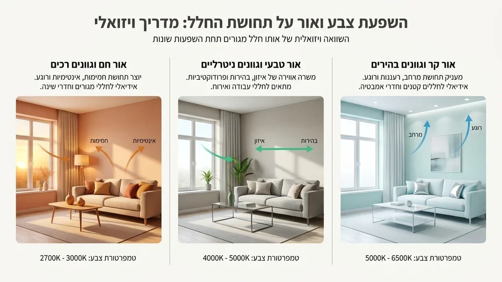 סלון מודרני מואר באור טבעי צבוע בגוונים רכים מבית painting4u